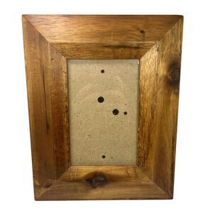 Vintage Rustic Light Wood Knotty Pine Picture Photo Frame Cottage Cabin Core 4X6